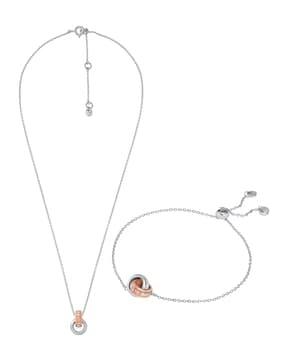 pendant set with bracelet mkc1614set