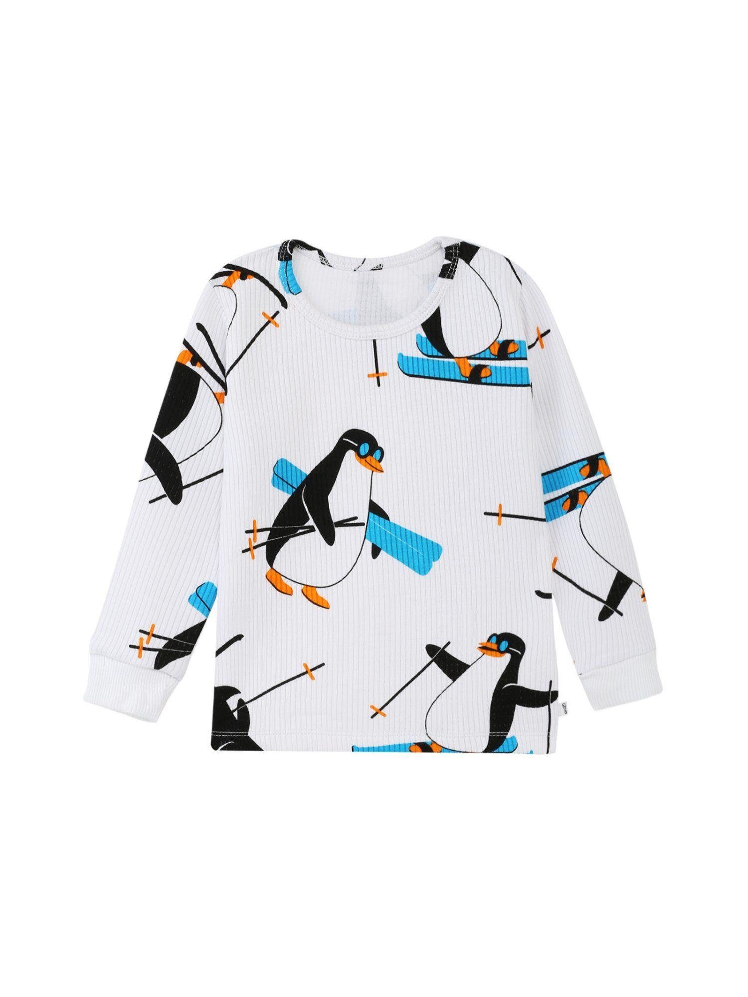 penguin party - full sleeve thermal top