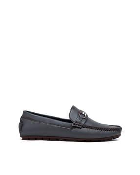 penny loafers with horsebit buckle