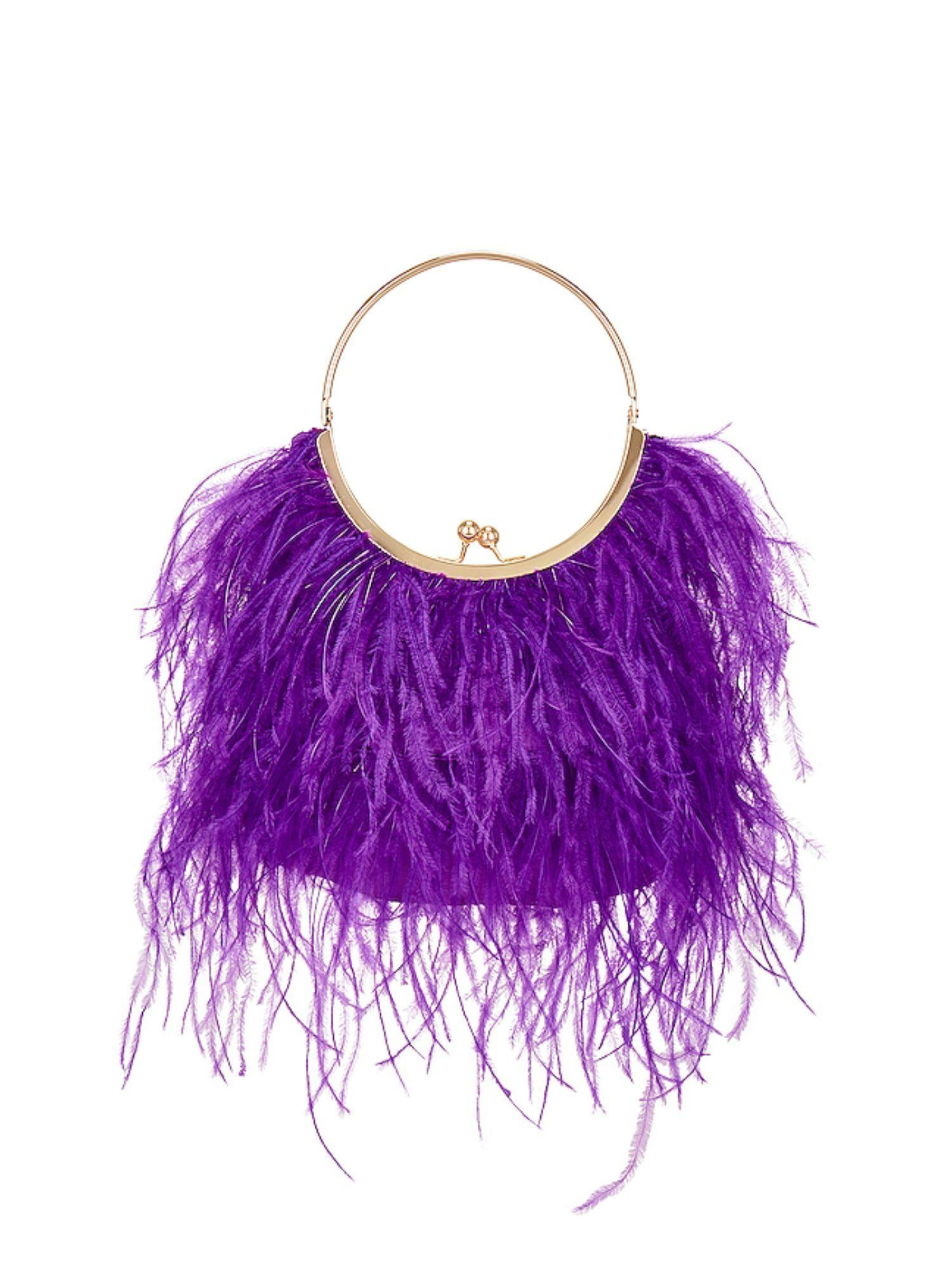 penny feathered frame bag