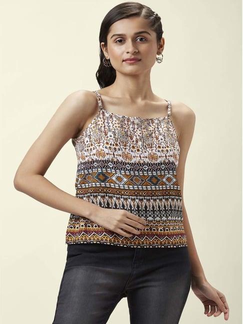 people by pantaloons multicolored printed top