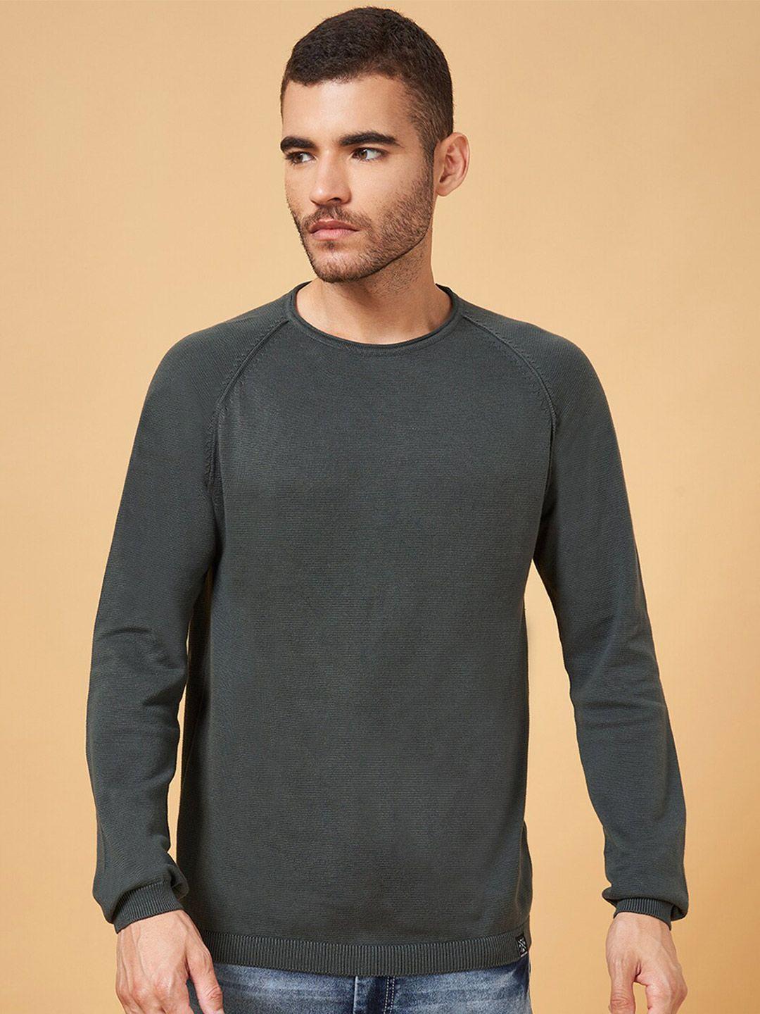 people round neck cotton pullover