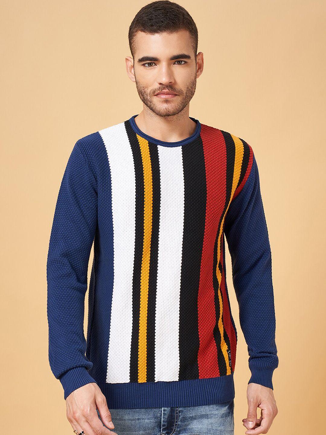 people striped pure cotton pullover