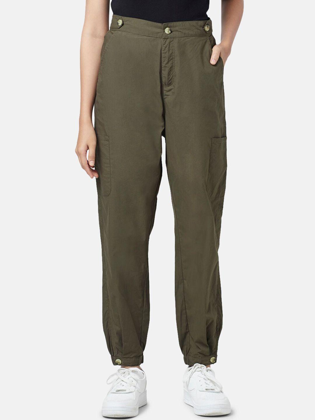 people women loose fit high-rise joggers
