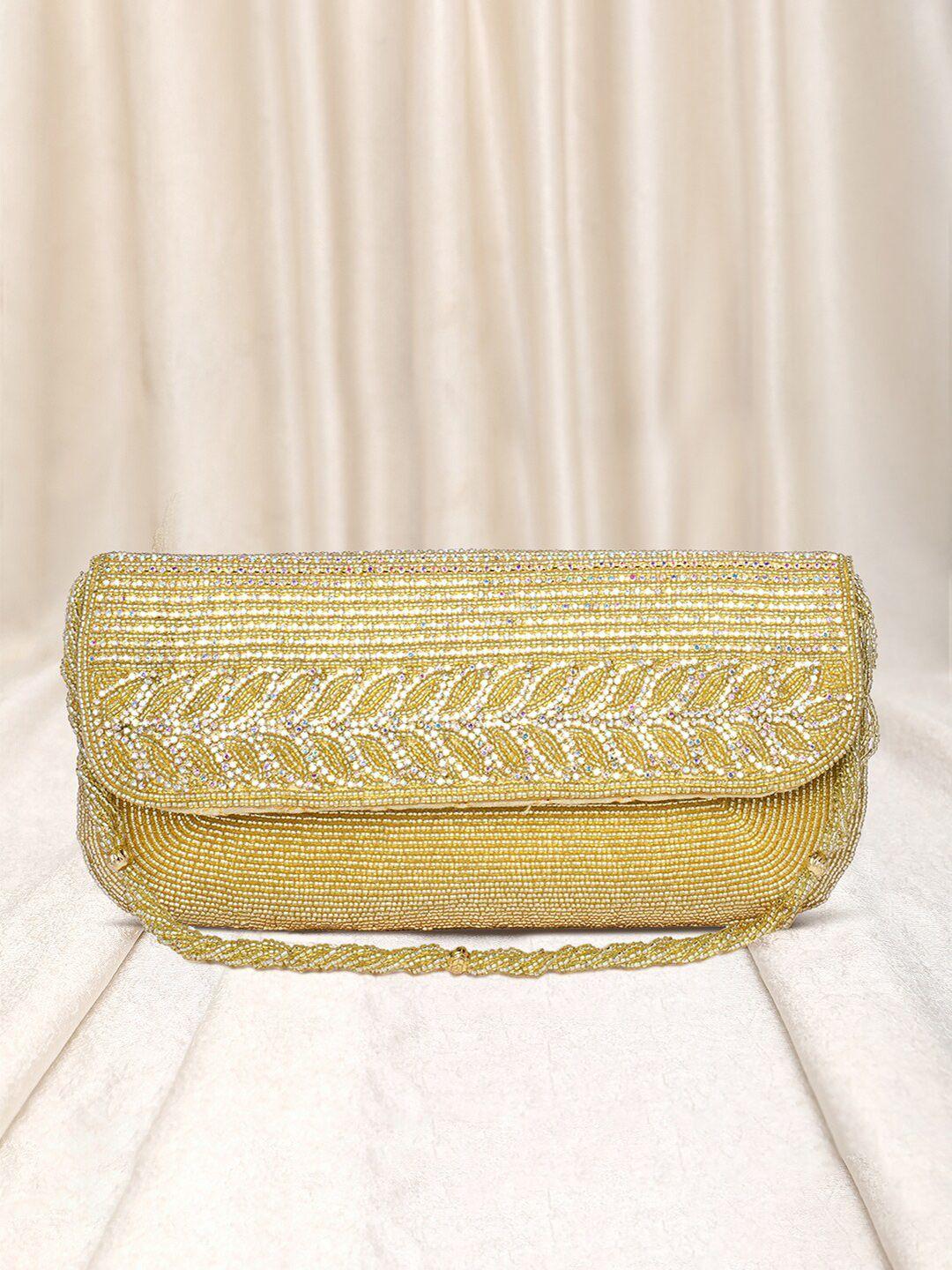 peora embroidered embellished purse clutch