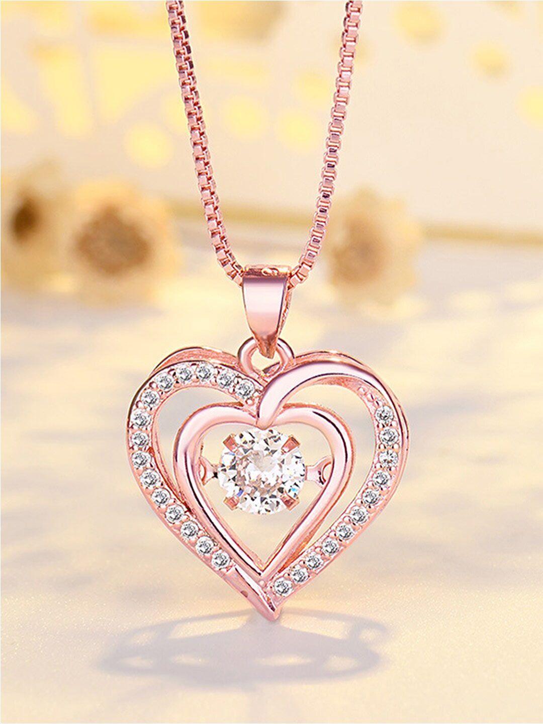 peora rose gold-plated necklace