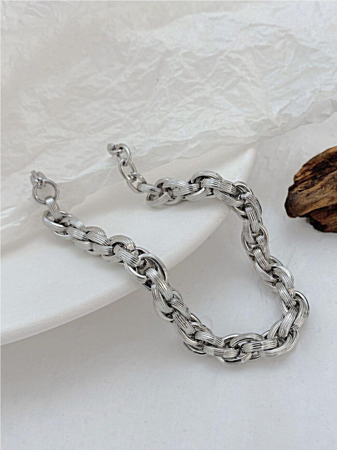 peora silver-plated link bracelet