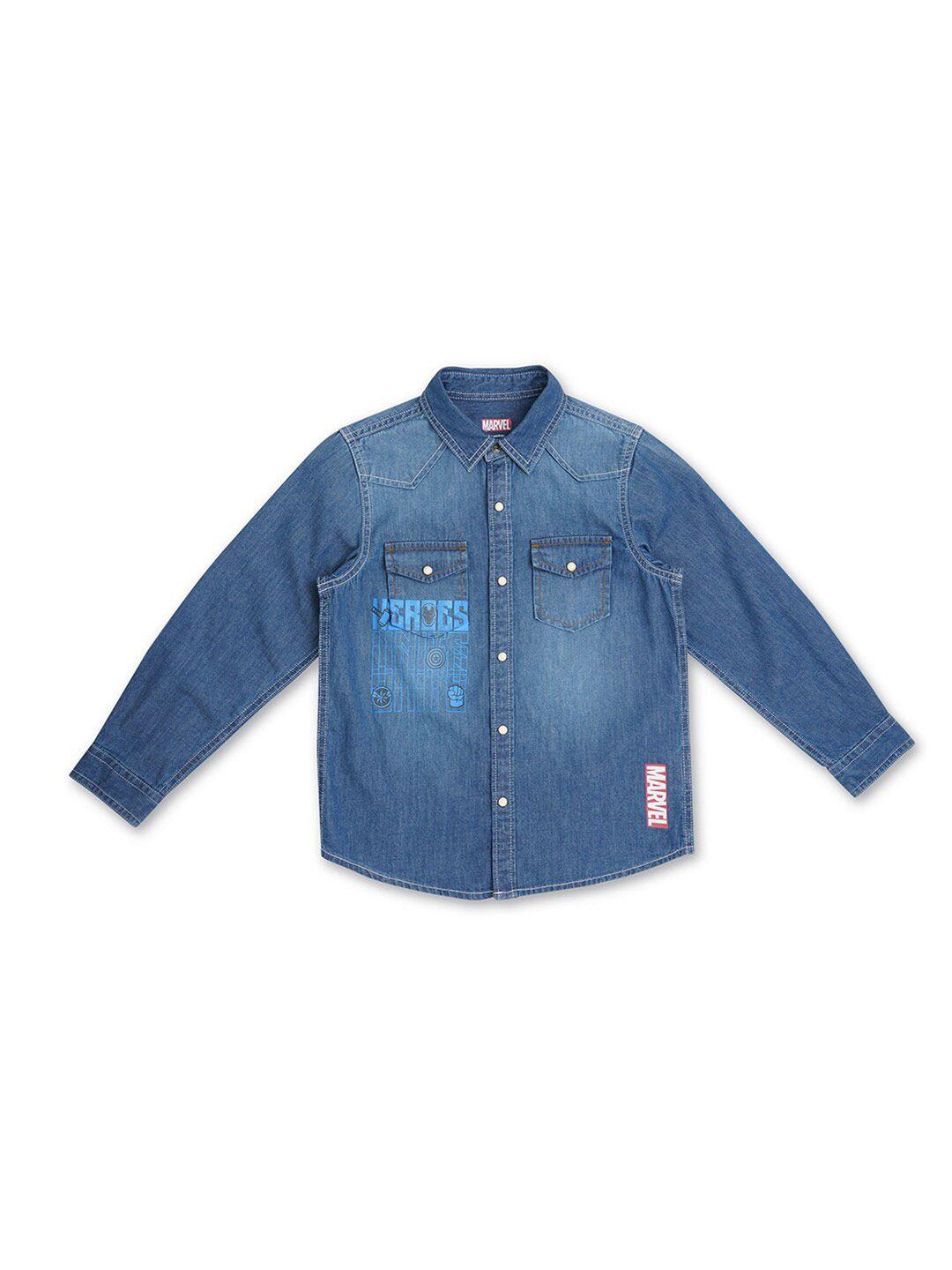pepe jeans boys faded casual cotton shirt