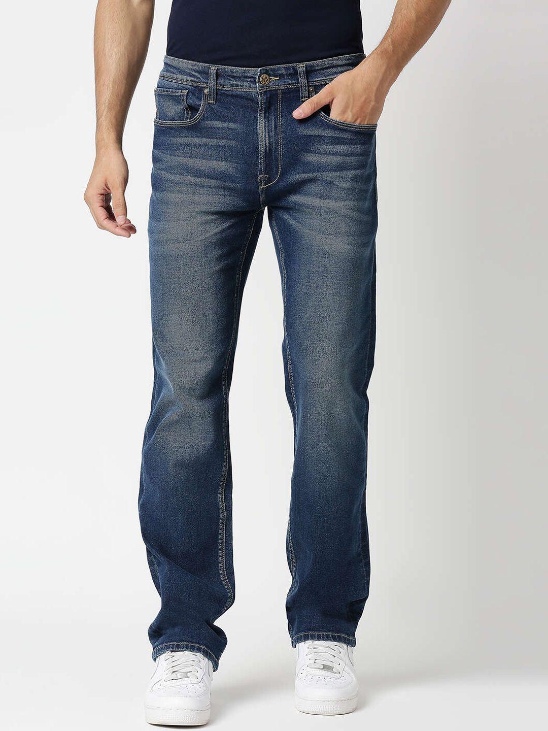 pepe jeans men blue kingston relaxed fit heavy fade jeans