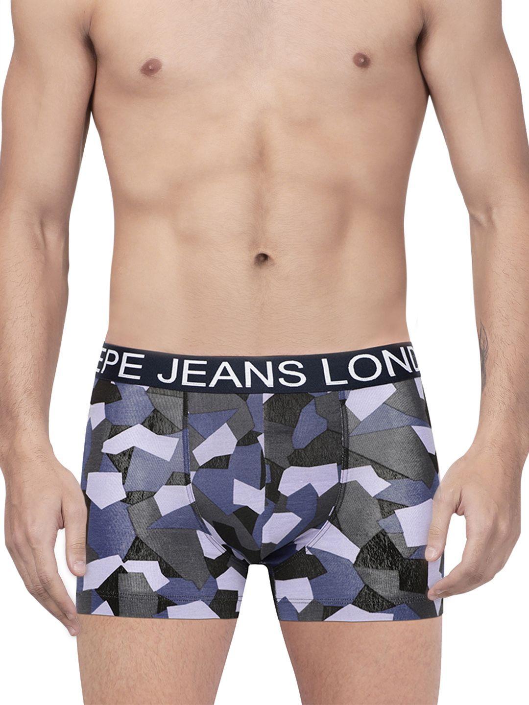 pepe jeans men multicoloured printed trend trunk 8904311304470