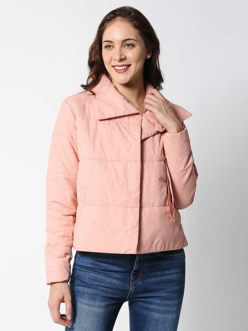 pepe jeans pink full sleeves jacket