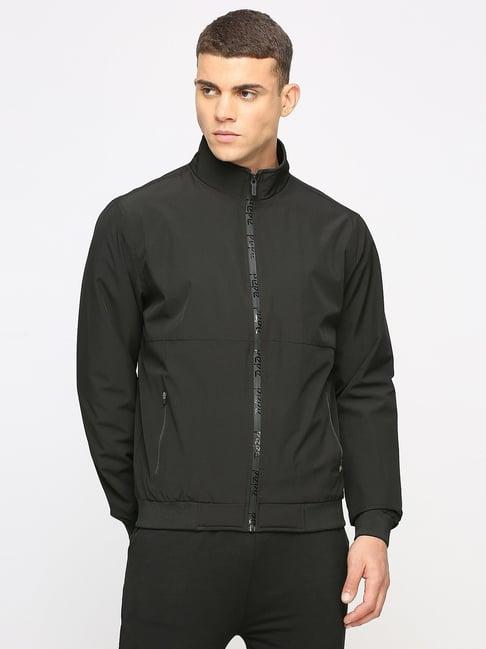 pepe jeans black regular fit jacket