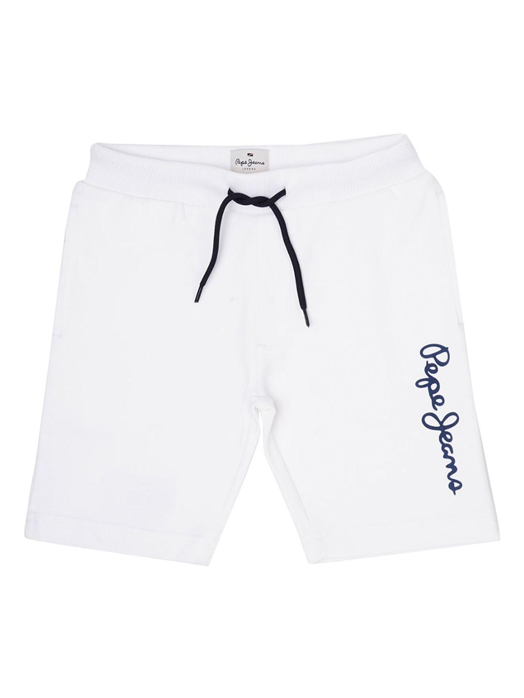 pepe jeans boys mid rise casual shorts