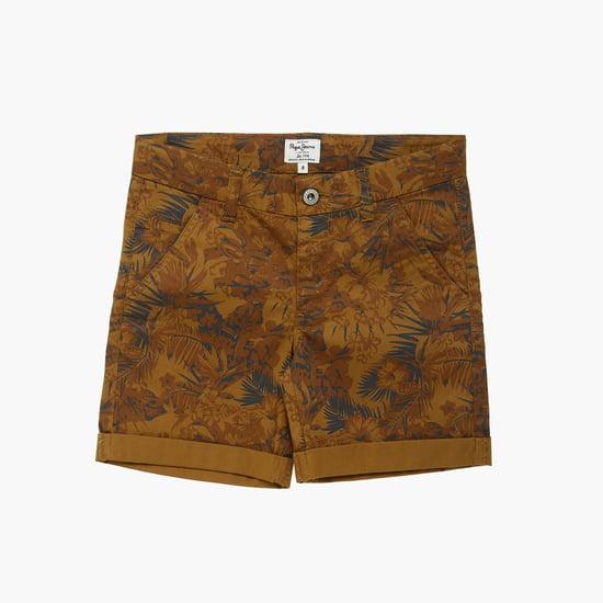 pepe jeans boys printed shorts
