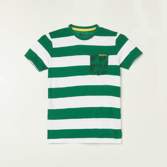 pepe jeans boys striped t-shirt