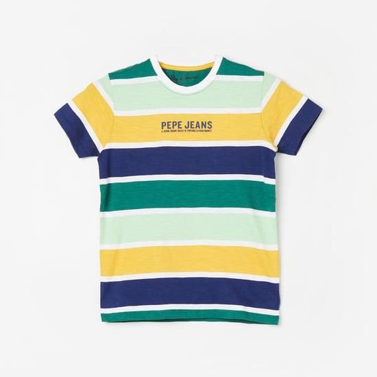 pepe jeans boys striped t-shirt