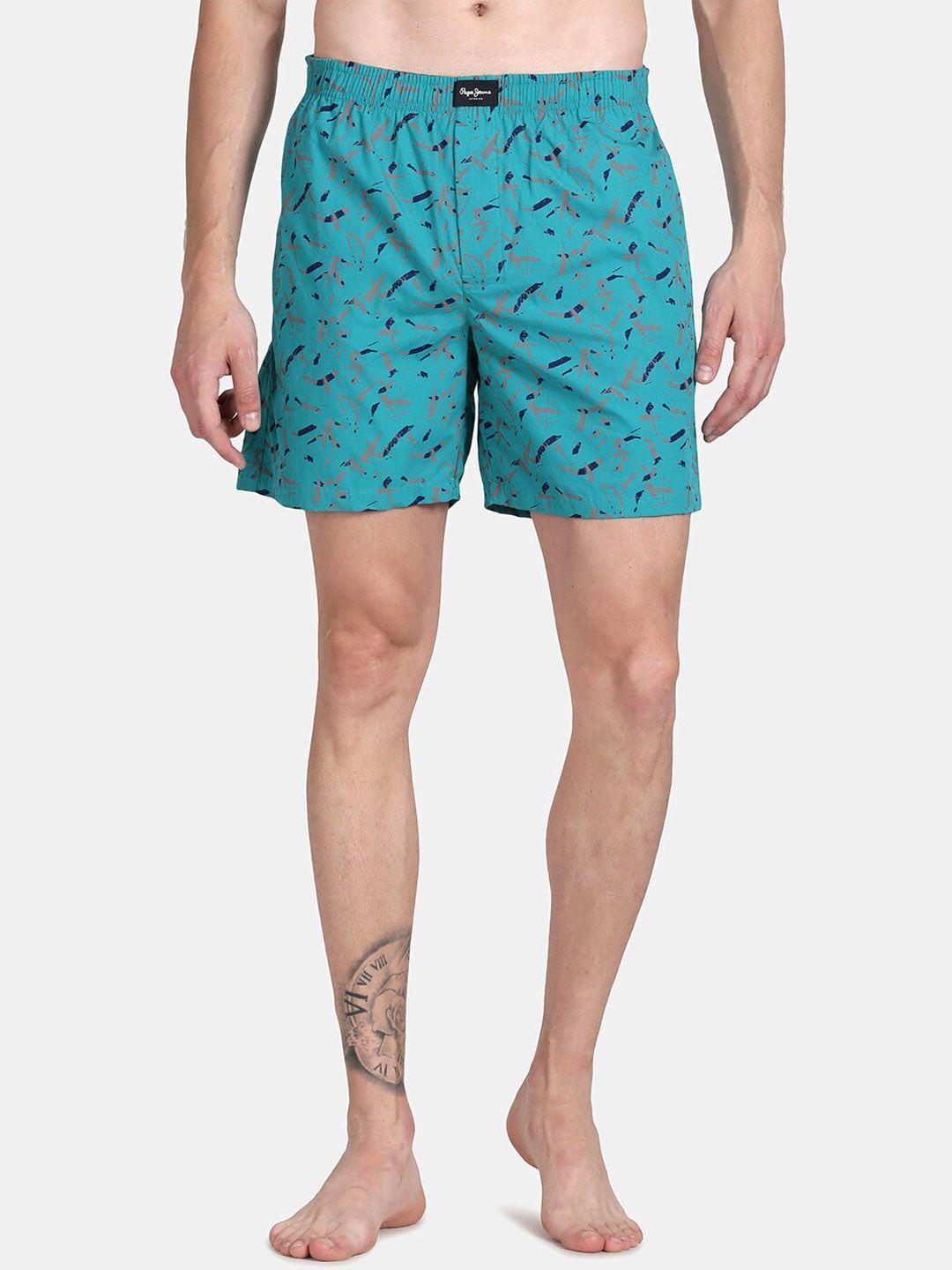 pepe jeans conversational printed pure cotton boxers atb02