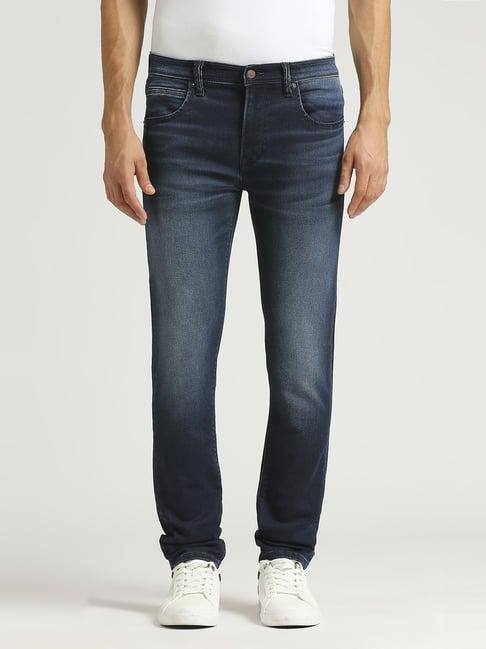 pepe jeans dark indigo blue slim fit jeans