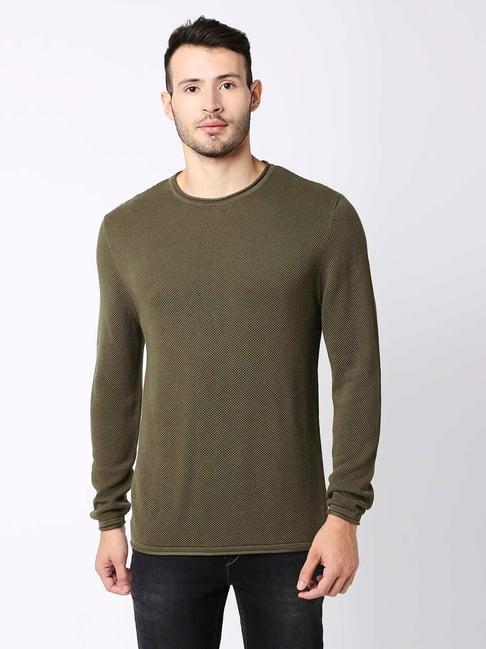 pepe jeans green sweater