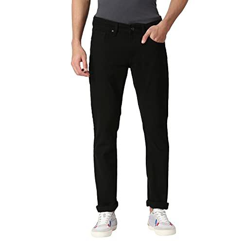 pepe jeans men's slim jeans (pm207113s913_black