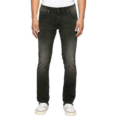 pepe jeans men's slim jeans (pm207408q013_black