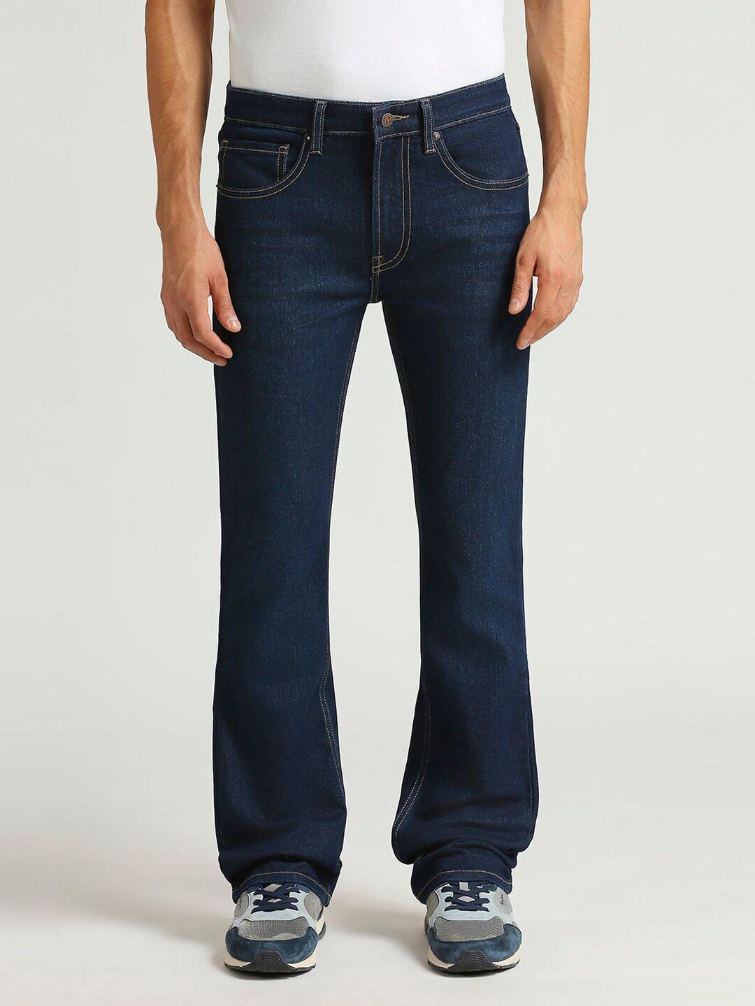 pepe jeans men bootcut clean look stretchable jeans