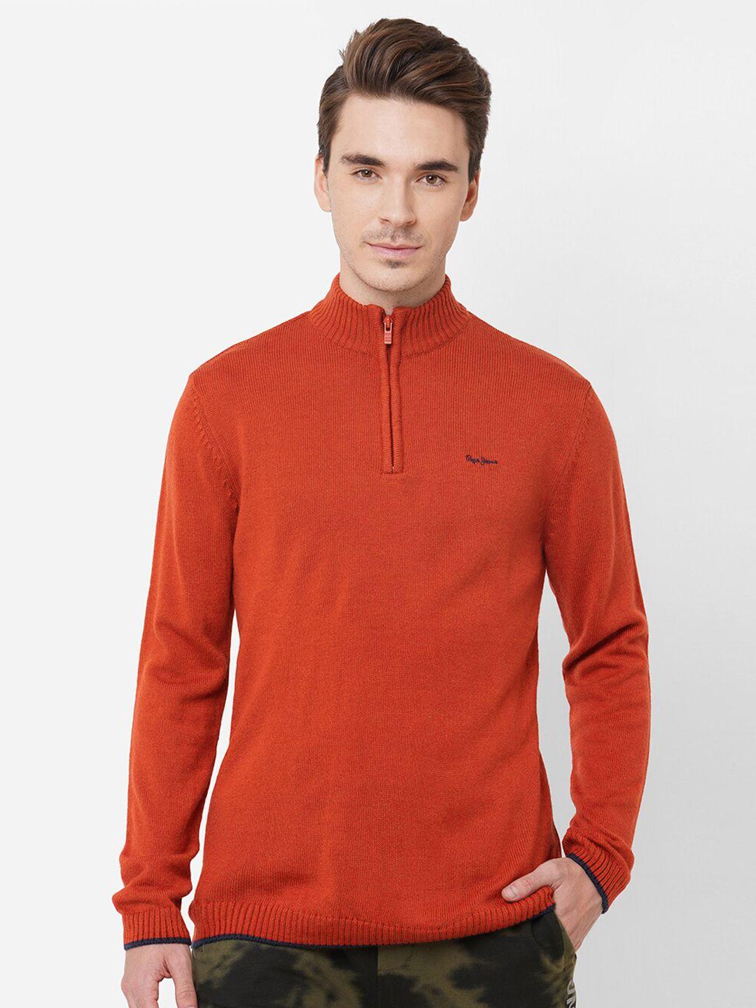 pepe jeans men red pullover