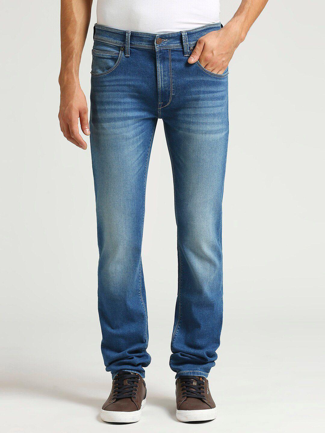 pepe jeans men slim fit clean look stretchable jeans
