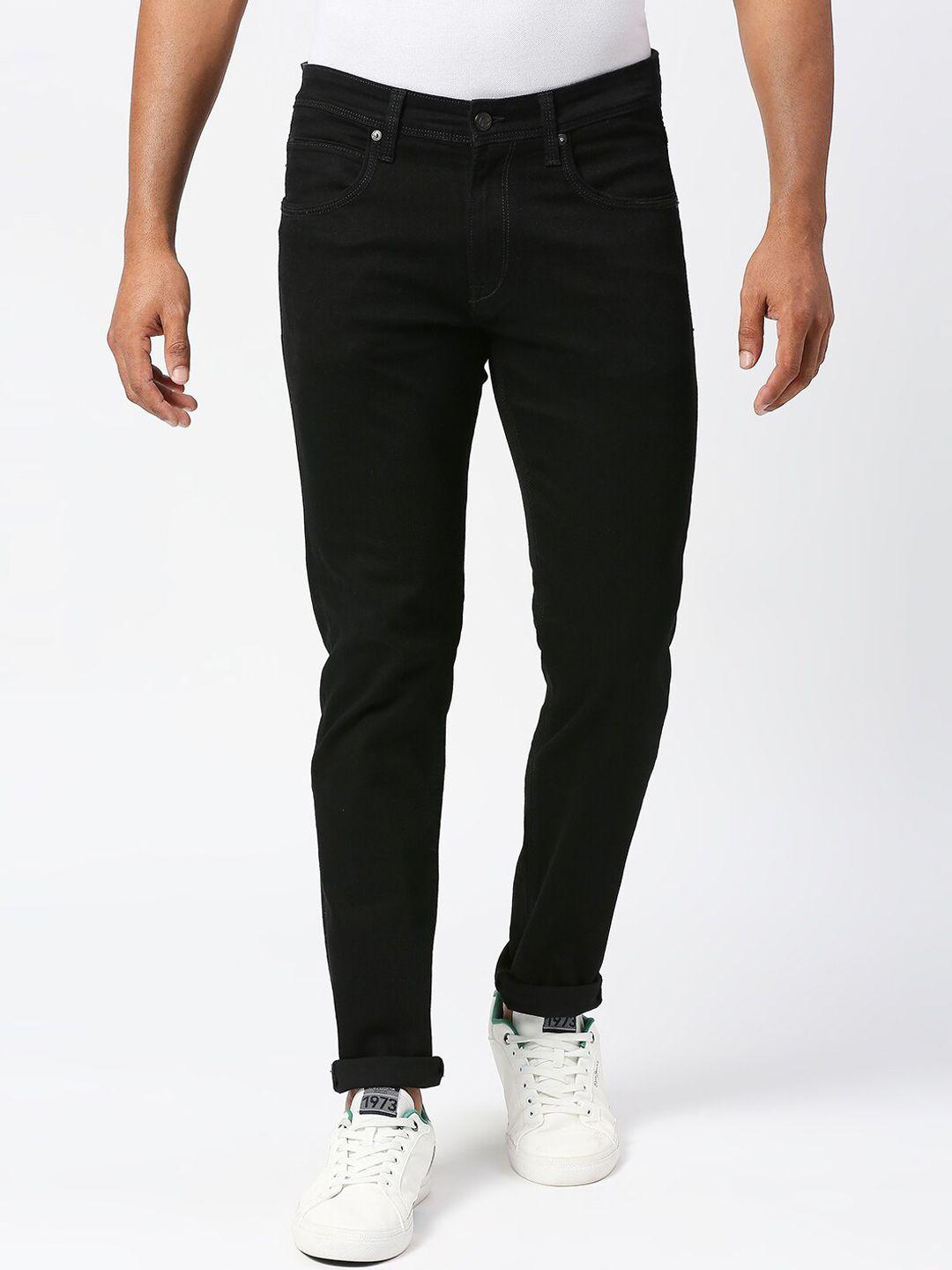 pepe jeans men tapered fit low-rise jeans