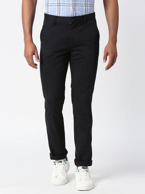 pepe jeans mullet black slim fit chinos