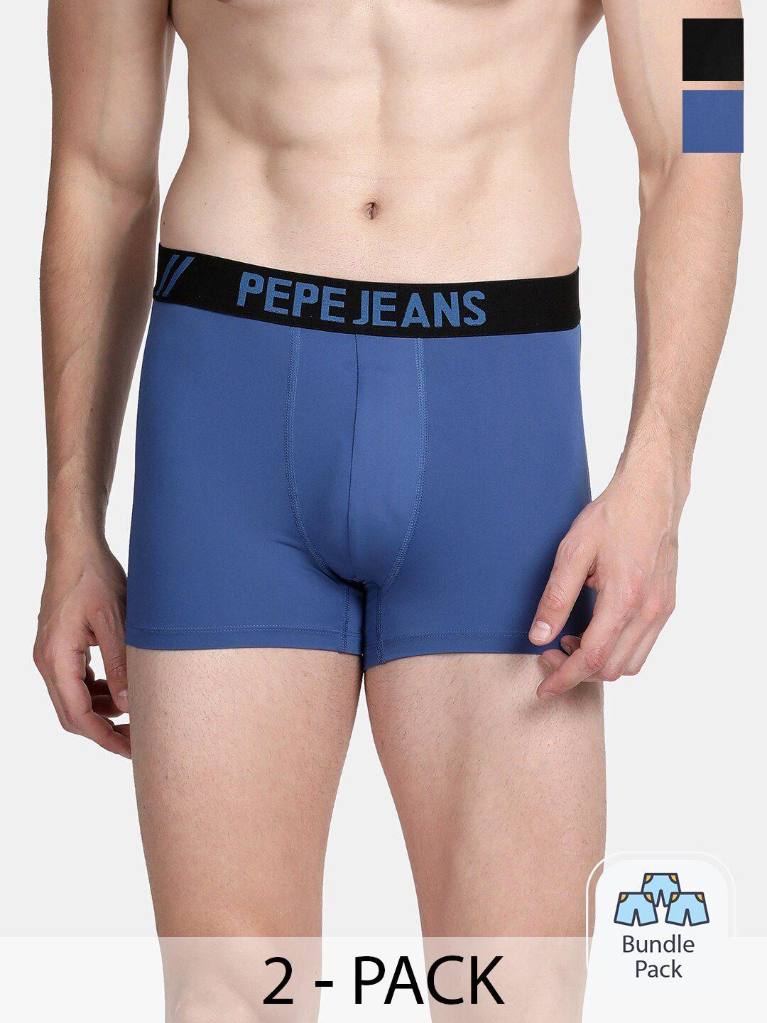 pepe jeans pack of 2 outer elastic cotton trunk 8937129-1-19438770-1