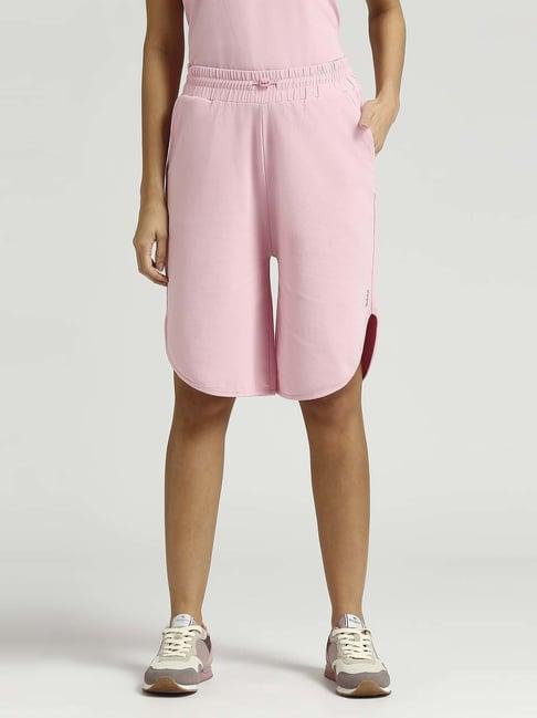 pepe jeans pink cotton shorts