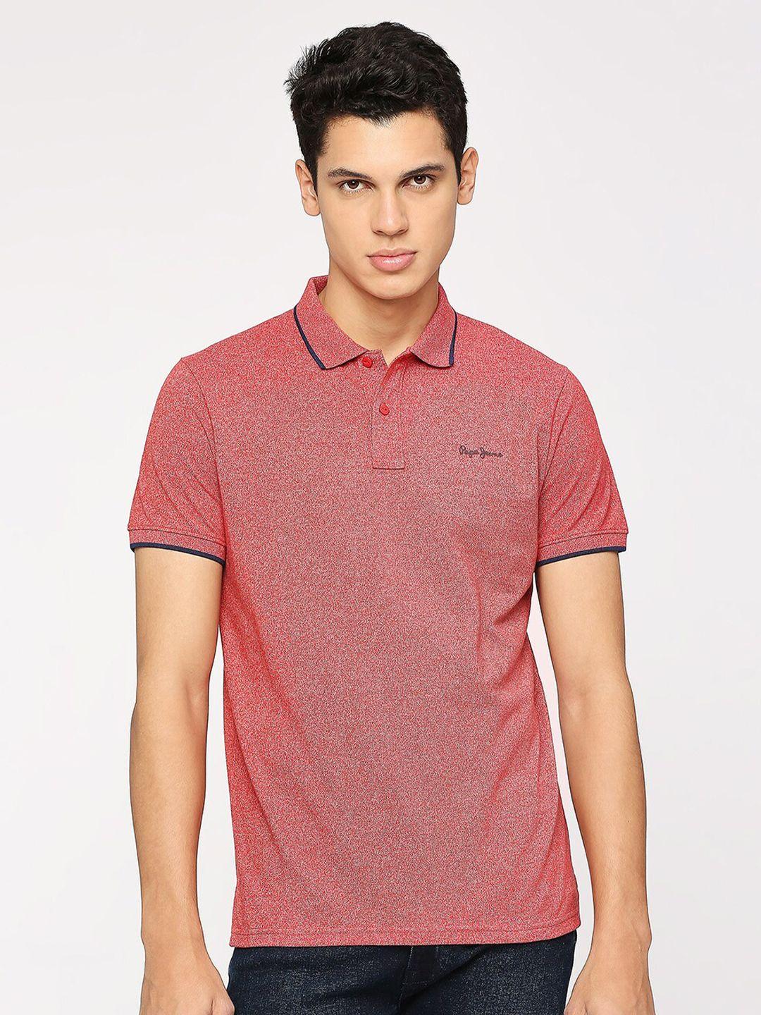 pepe jeans polo collar t-shirt