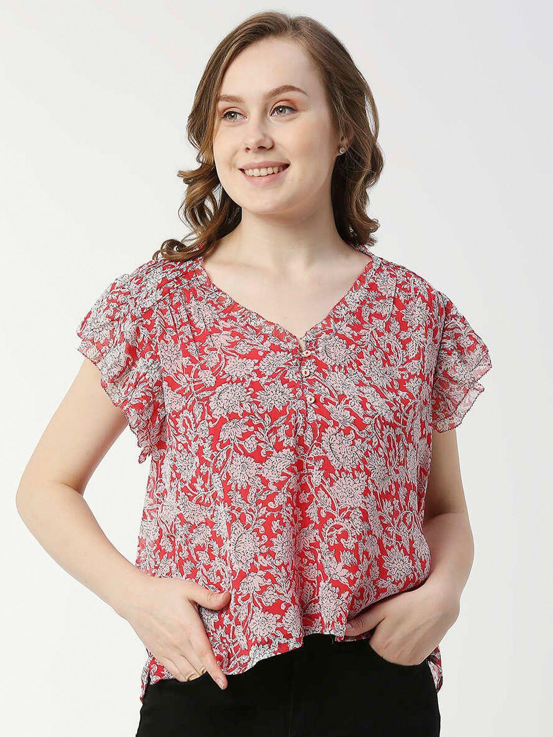 pepe jeans print top