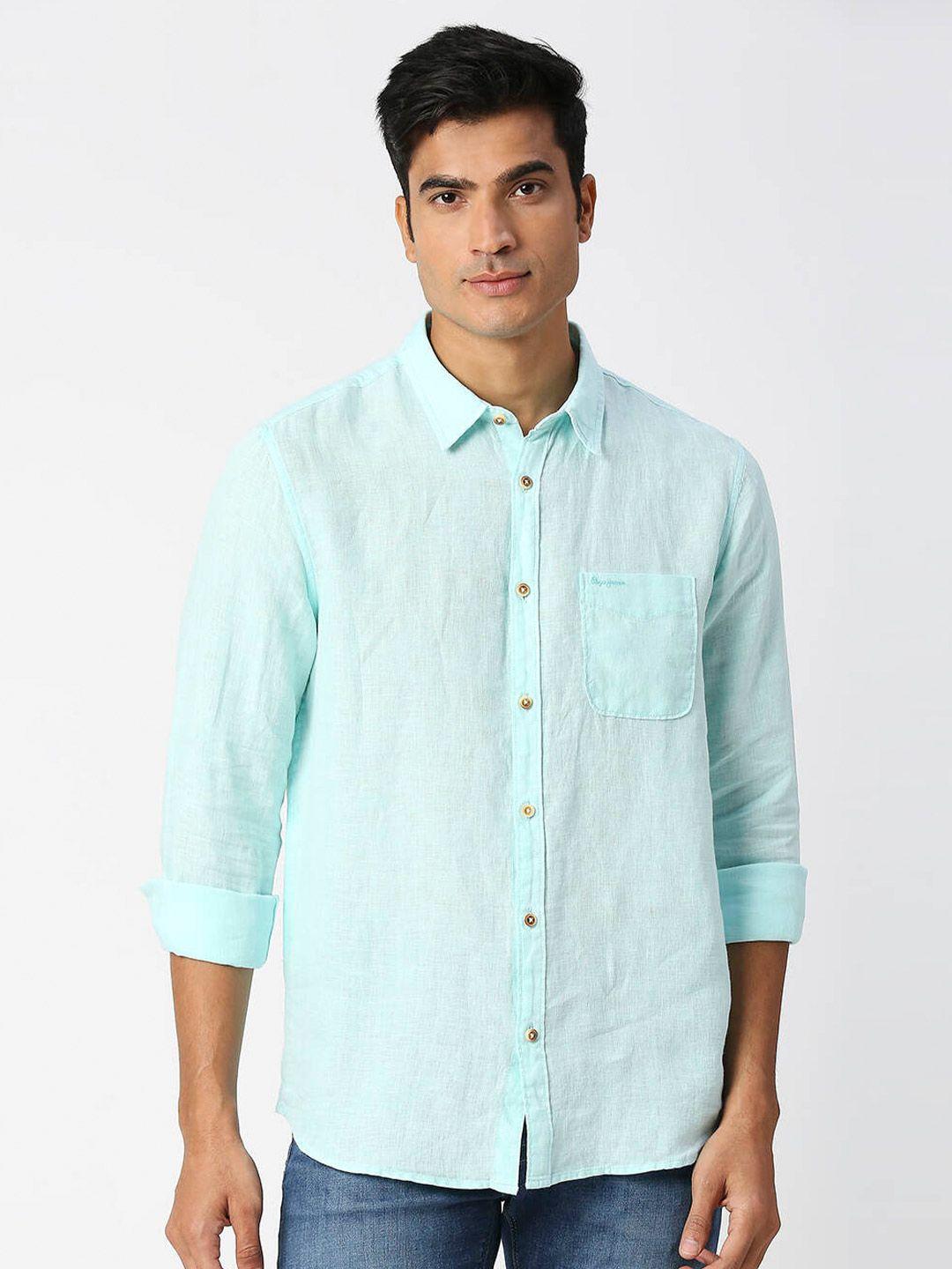 pepe jeans relaxed casual linen shirt