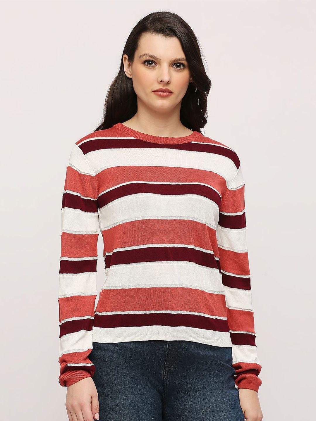 pepe jeans striped pullover sweater