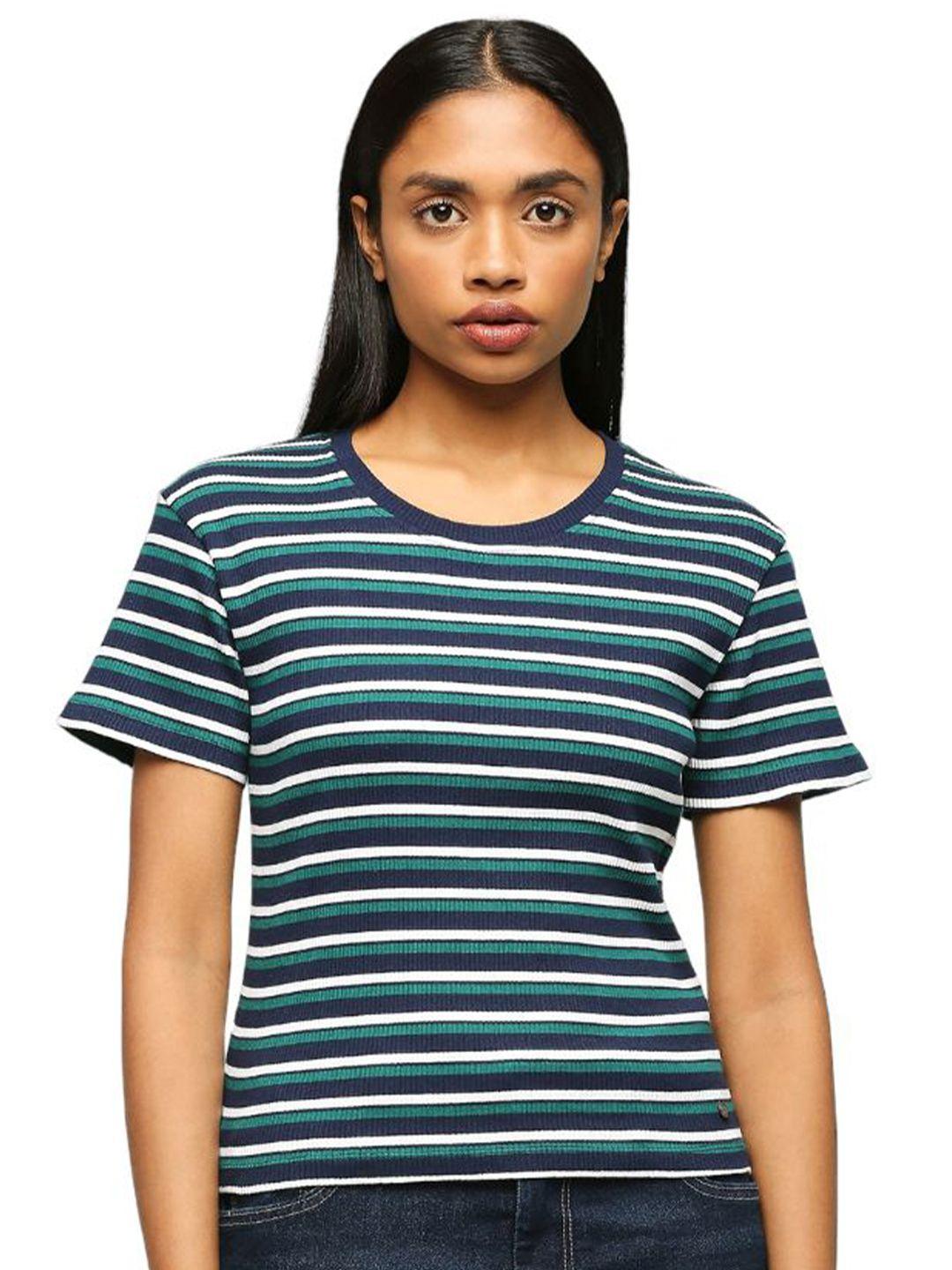 pepe jeans striped slim fit t-shirt