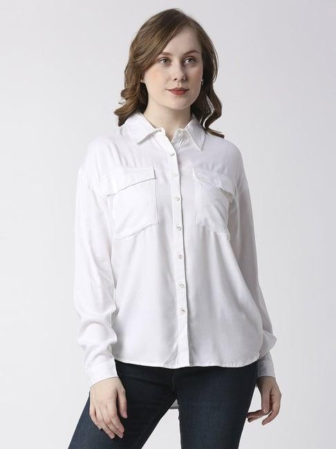 pepe jeans white regular fit shirt