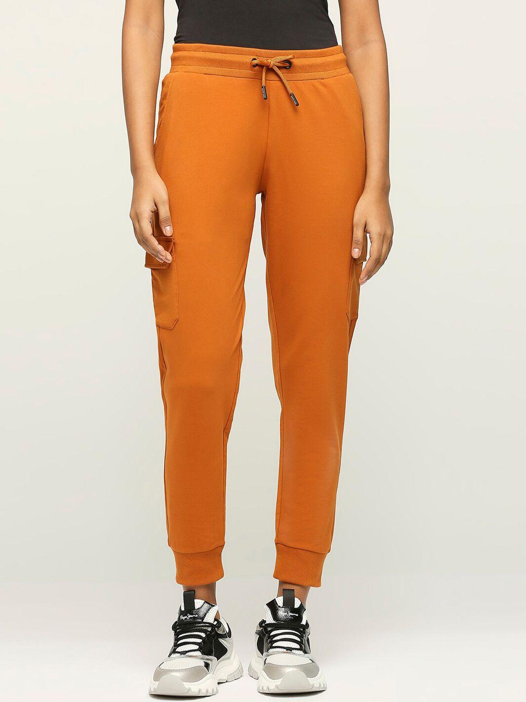pepe jeans women mid rise joggers