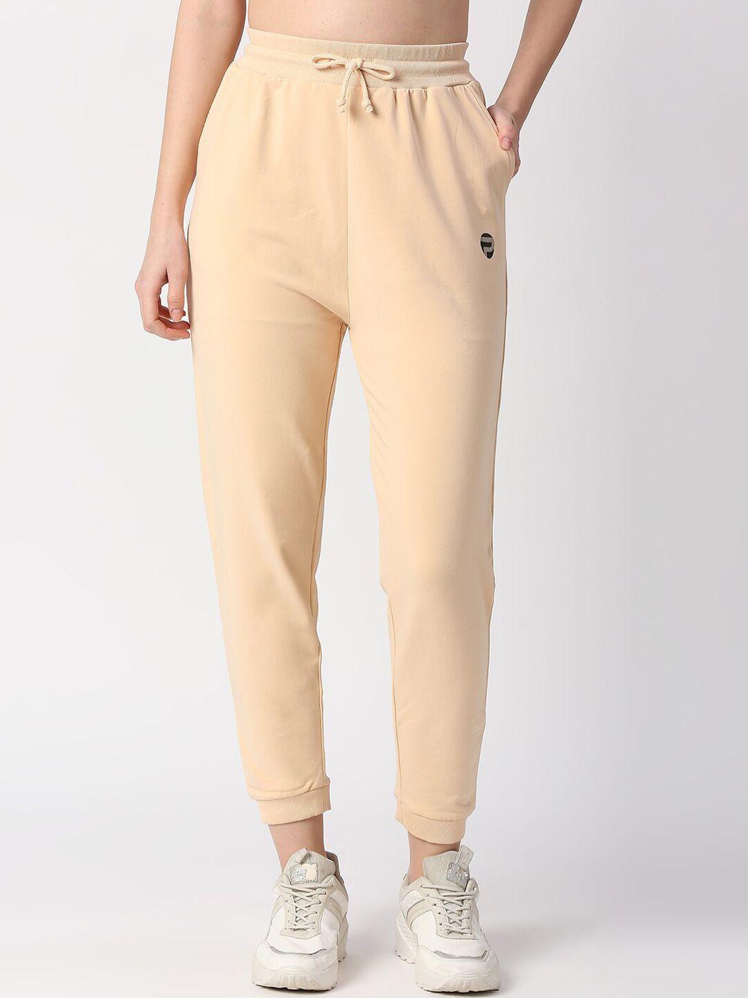 pepe jeans women straight-fit cotton joggers