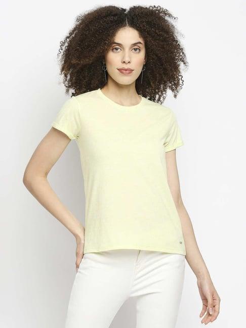 pepe jeans yellow regular fit t-shirt