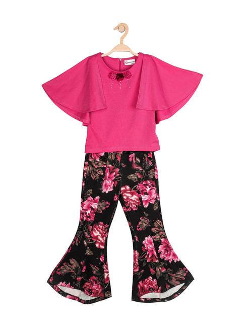 peppermint-kids-pink-floral-print-clothing-set