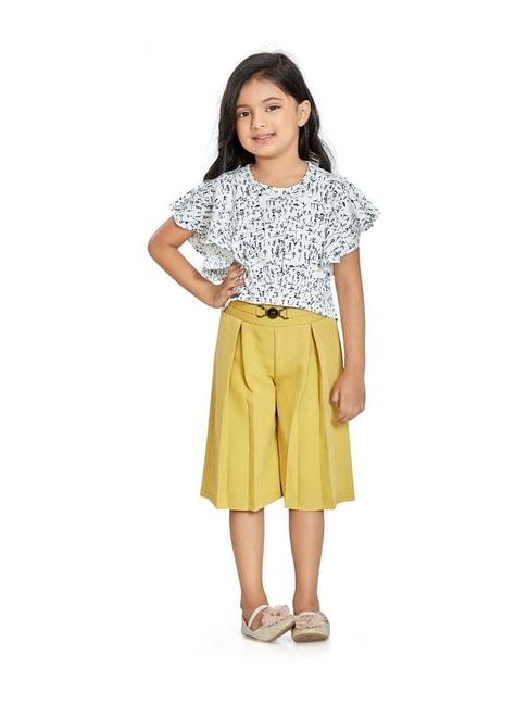 peppermint-kids-white-&-yellow-printed-top-set