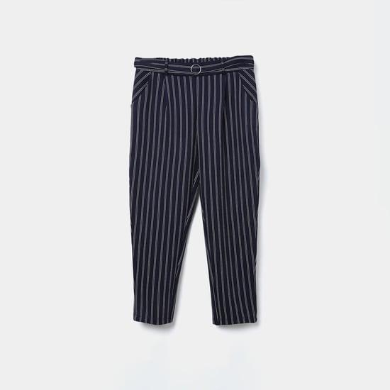 peppermint girls striped regular fit pants