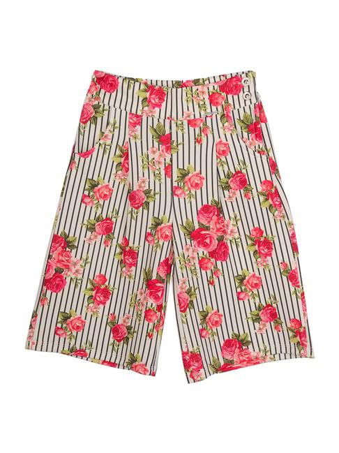 peppermint kids red printed culotte