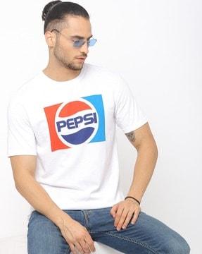 pepsi print crew-neck t-shirt