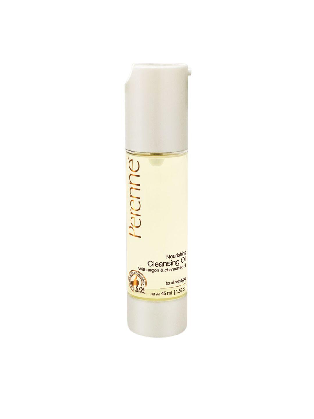 perenne nourishing cleansing oil with argan & chamomile oil - 45 ml