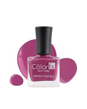 perfect pastel glossy finish nail polish - 166 plum