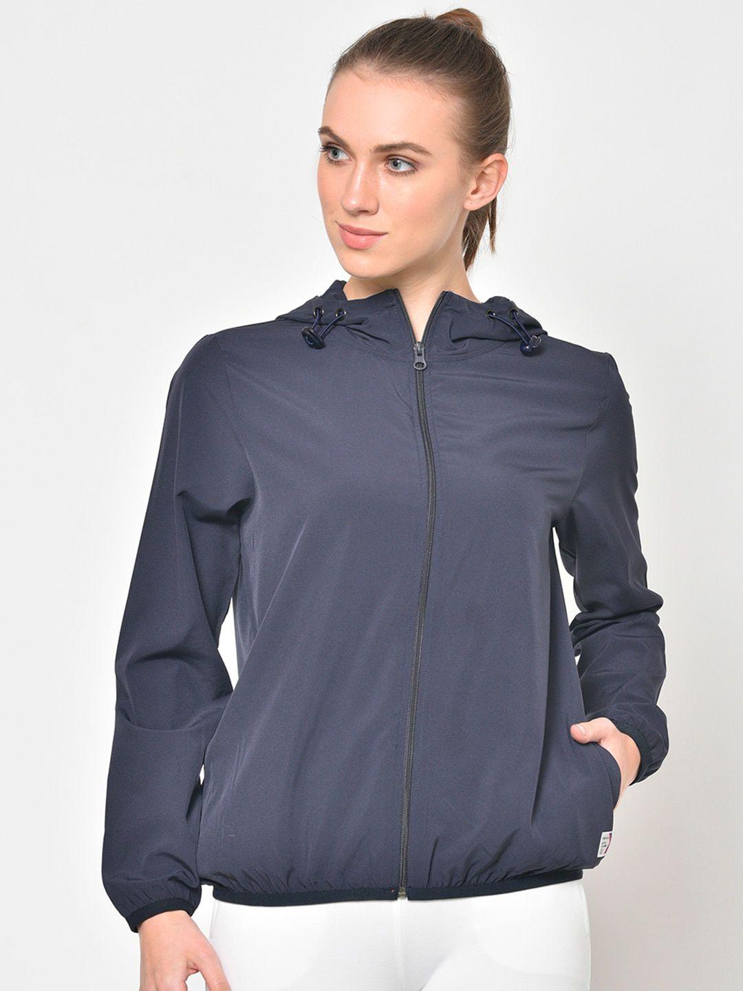 perfkt-u hodded windcheater and water resistant antimicrobial rapid dry sporty jacket