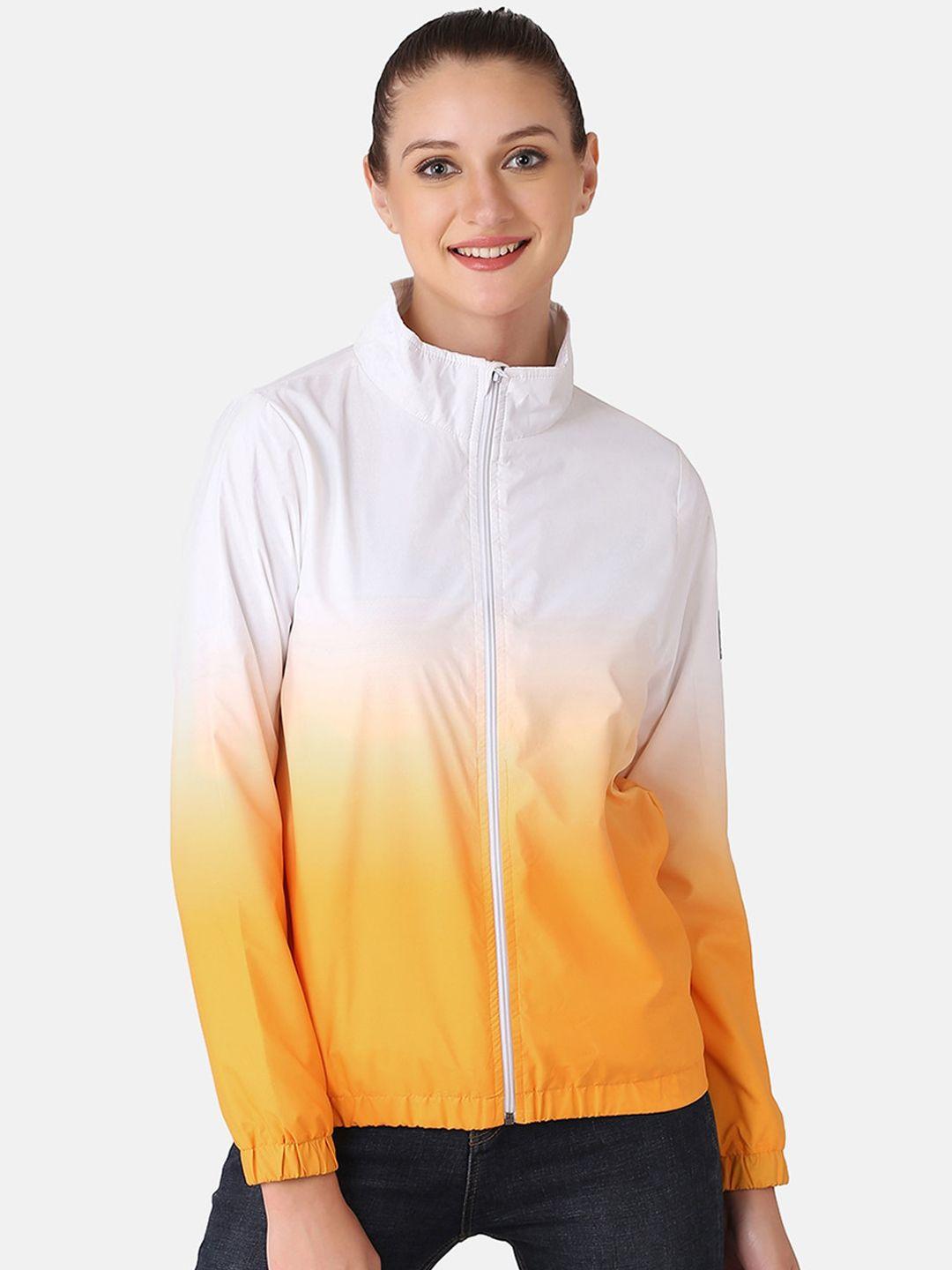 perfkt-u rapid-dry ombre windcheater training or gym bomber jacket